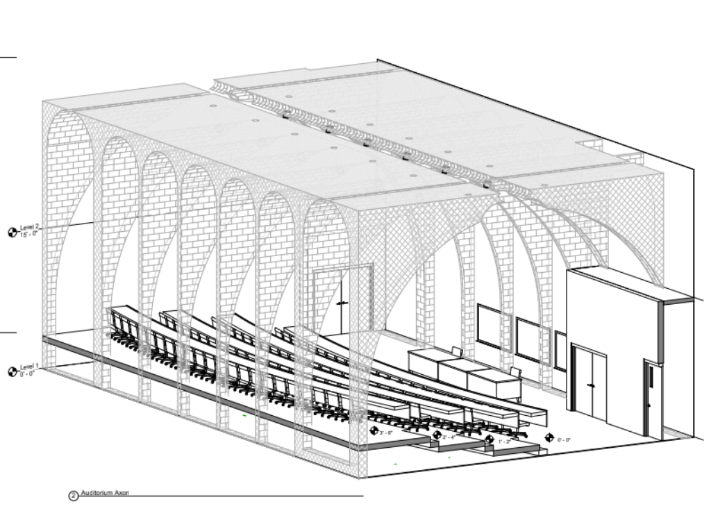 Axon View — Auditorium, Kirkwood College Hall